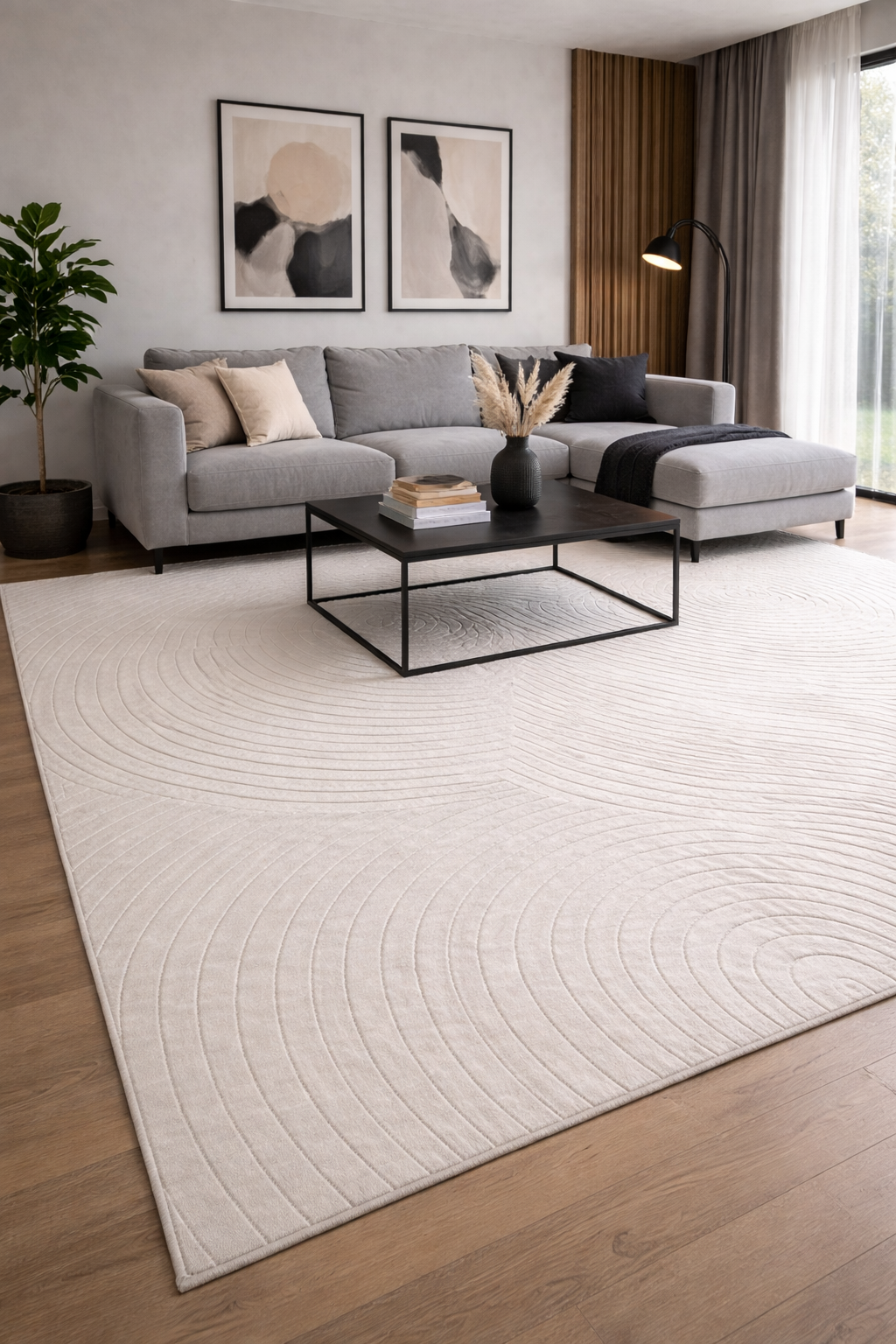 Jacquard - Tapis doux et élégant J2