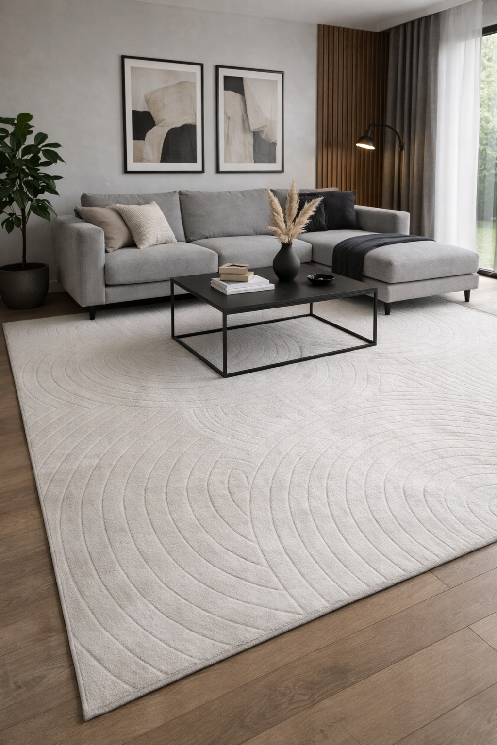 Jacquard - Tapis doux et élégant J1