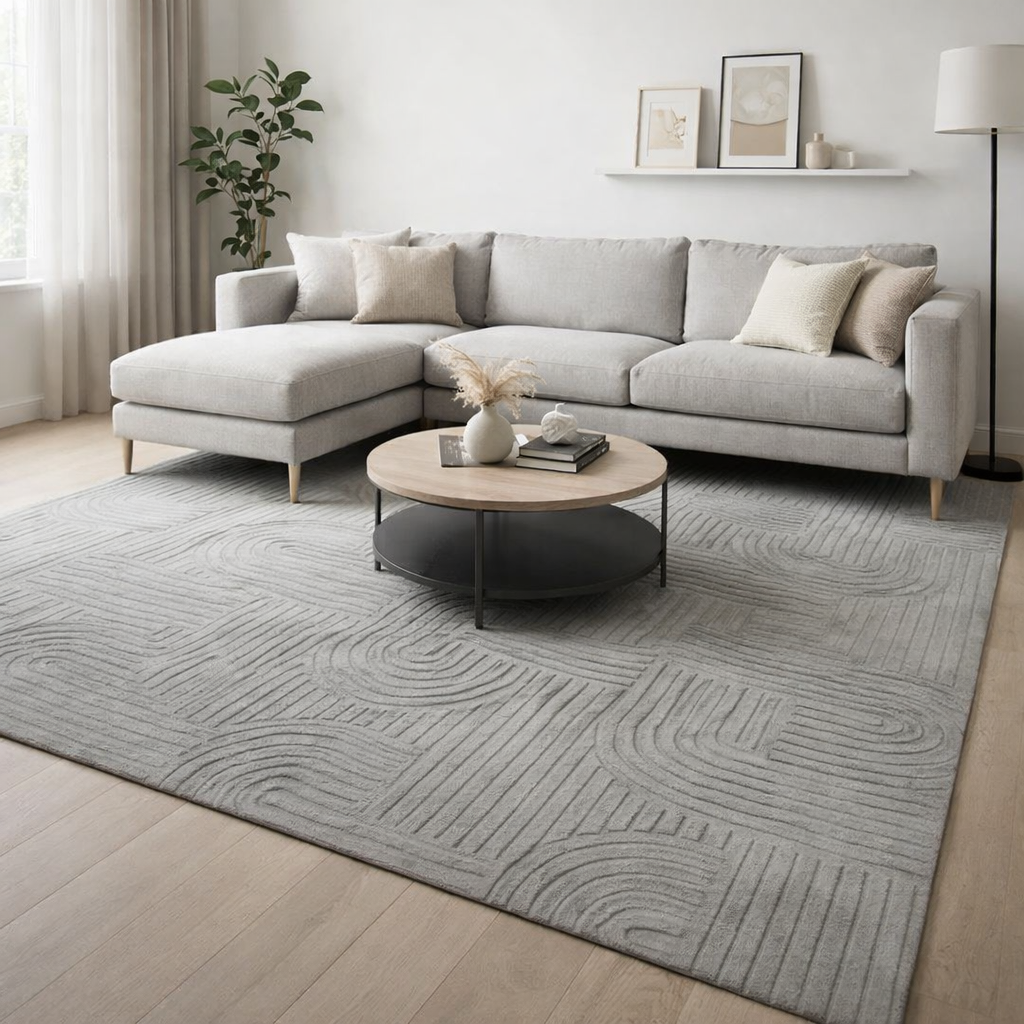 Jacquard - Tapis doux et élégant J4