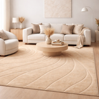 Carved - Tapis doux et élégant C4 Beige