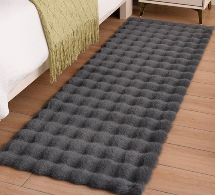 Bubble - Tapis doux gris