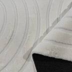 Carved - Tapis doux et élégant C1 Blanc