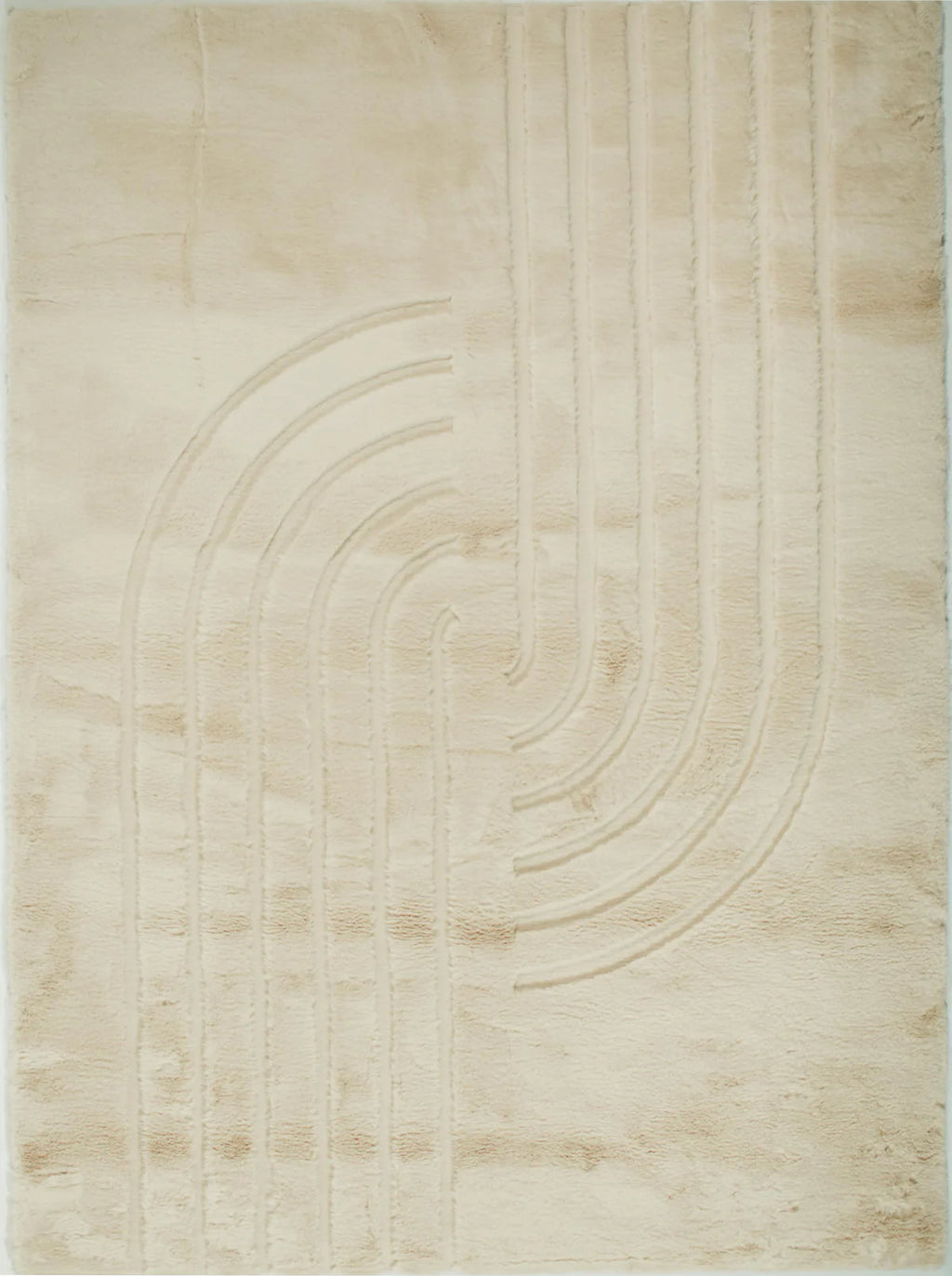 Carved - Tapis doux et élégant C2 Beige