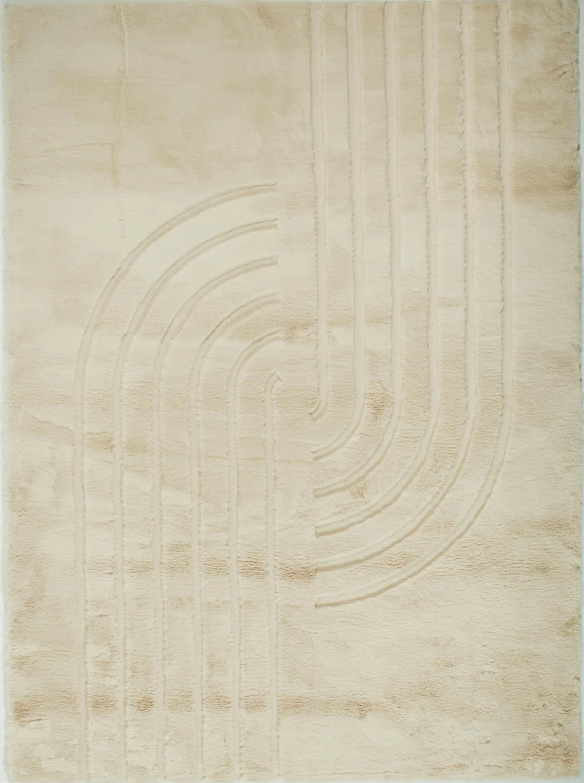 Carved - Tapis doux et élégant C2 Beige