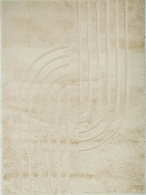 Carved - Tapis doux et élégant C2 Beige