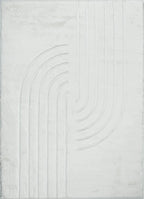 Carved - Tapis doux et élégant C2 Blanc
