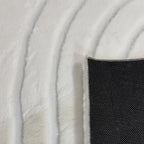 Carved - Tapis doux et élégant C2 Blanc