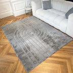 Carved - Tapis doux et élégant C2 Gris