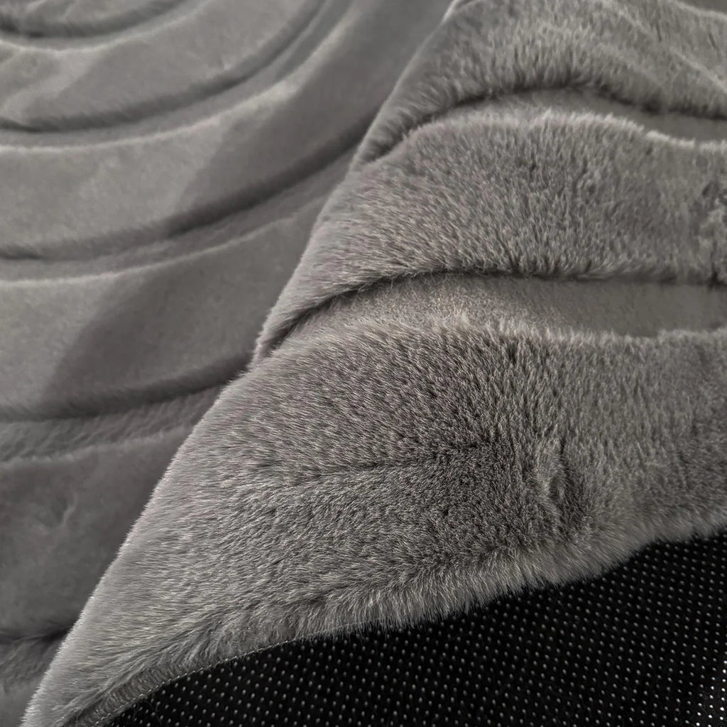 Carved - Tapis doux et élégant C2 Gris