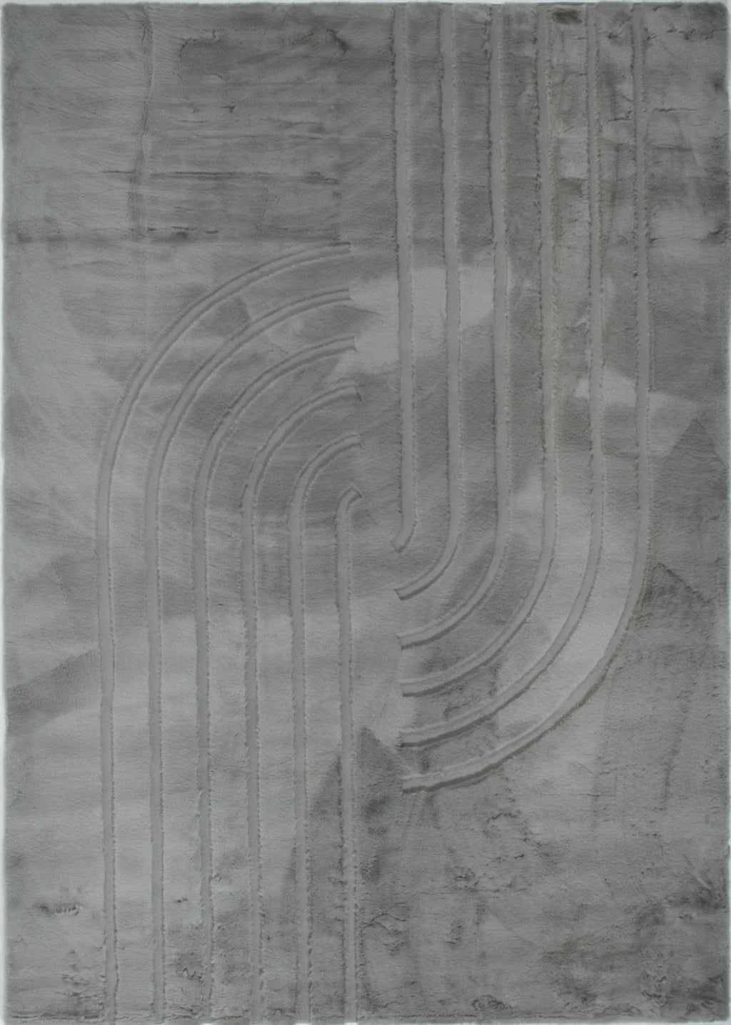 Carved - Tapis doux et élégant C2 Gris