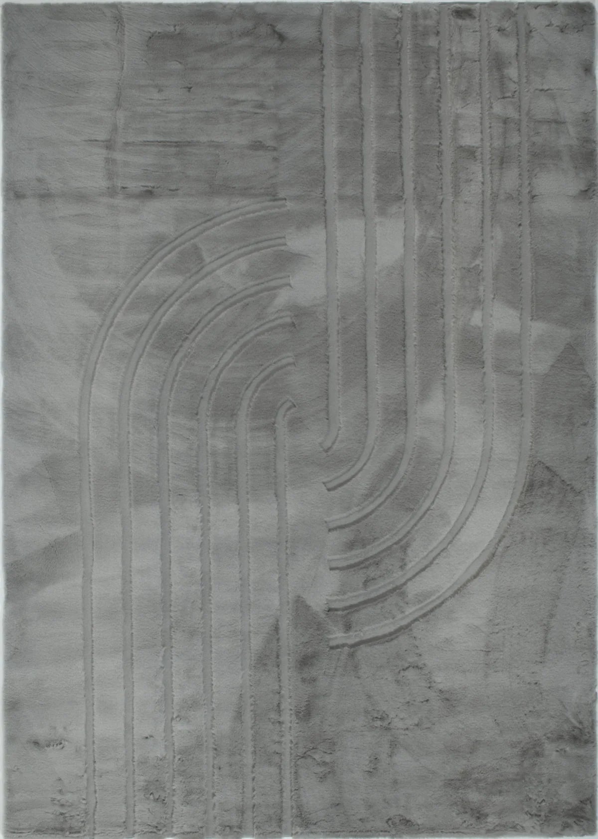 Carved - Tapis doux et élégant C2 Gris