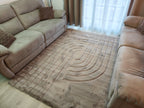 Carved - Tapis doux et élégant C2 Taupe