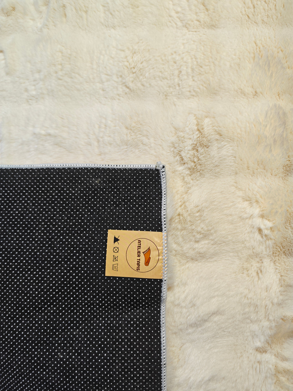 Bubble - Tapis doux beige