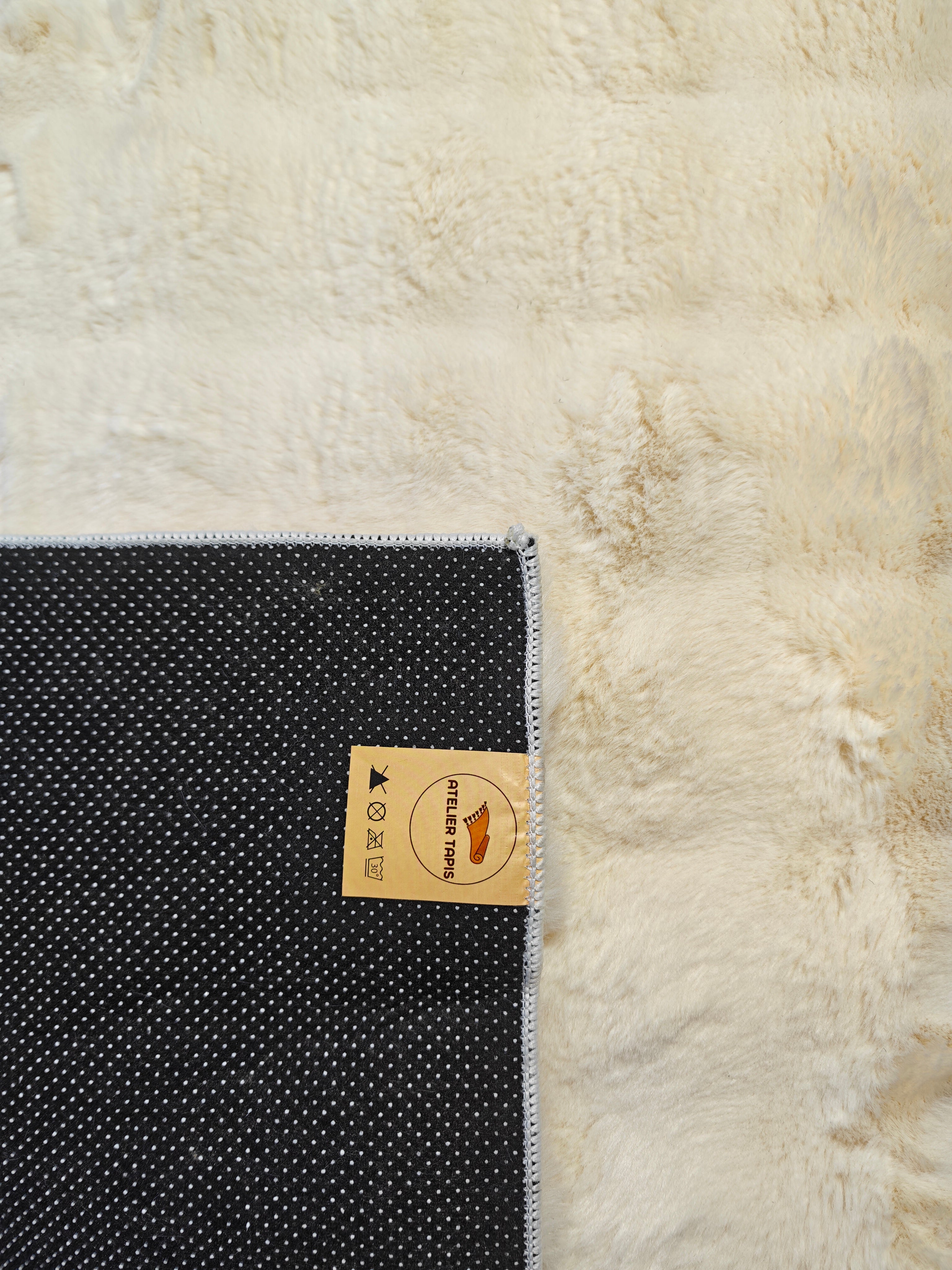 Bubble - Tapis doux beige