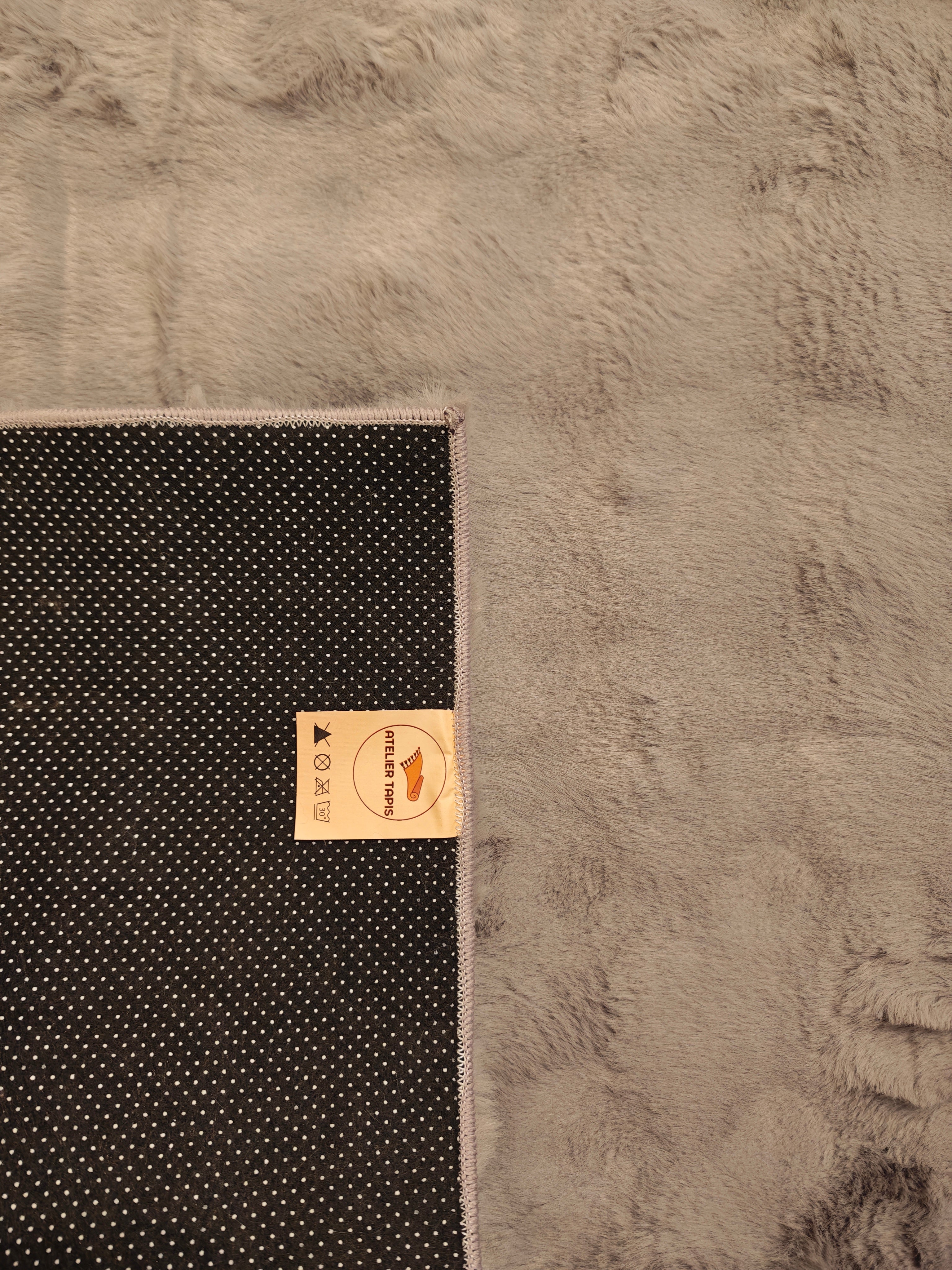 Bubble - Tapis doux gris