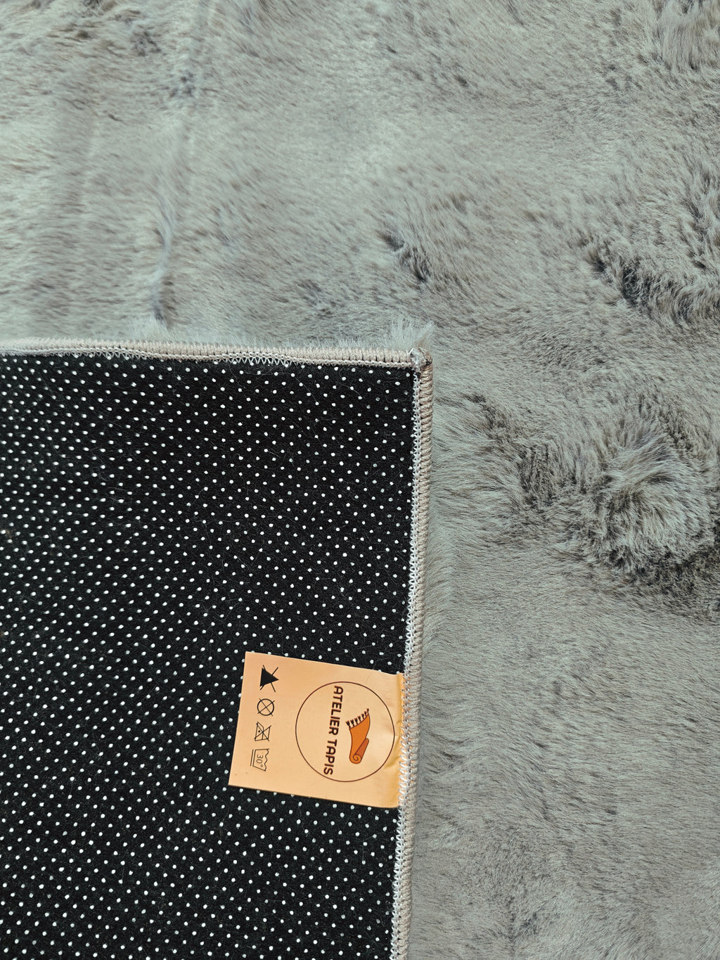 Bubble - Tapis doux gris