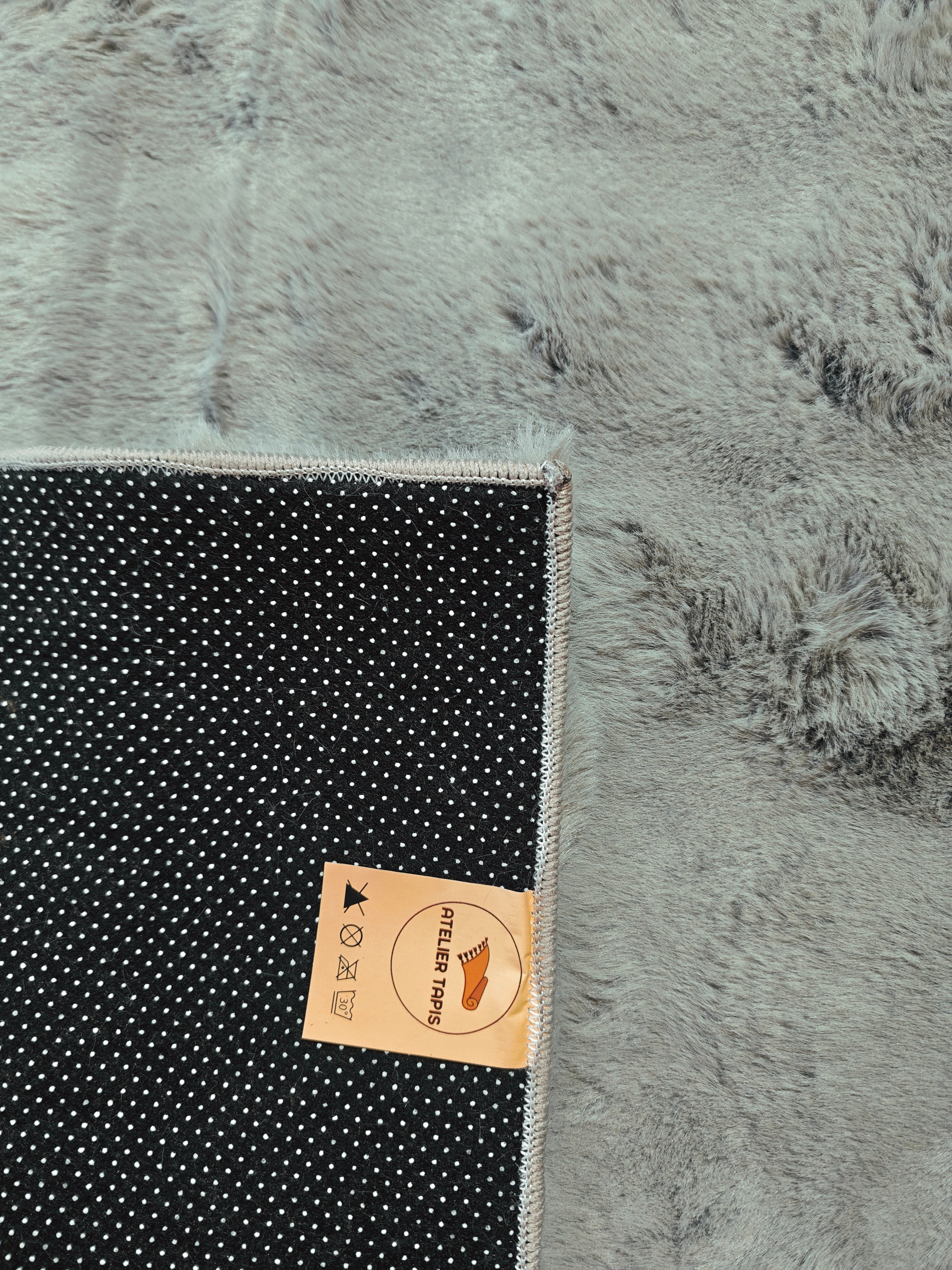 Bubble - Tapis doux gris