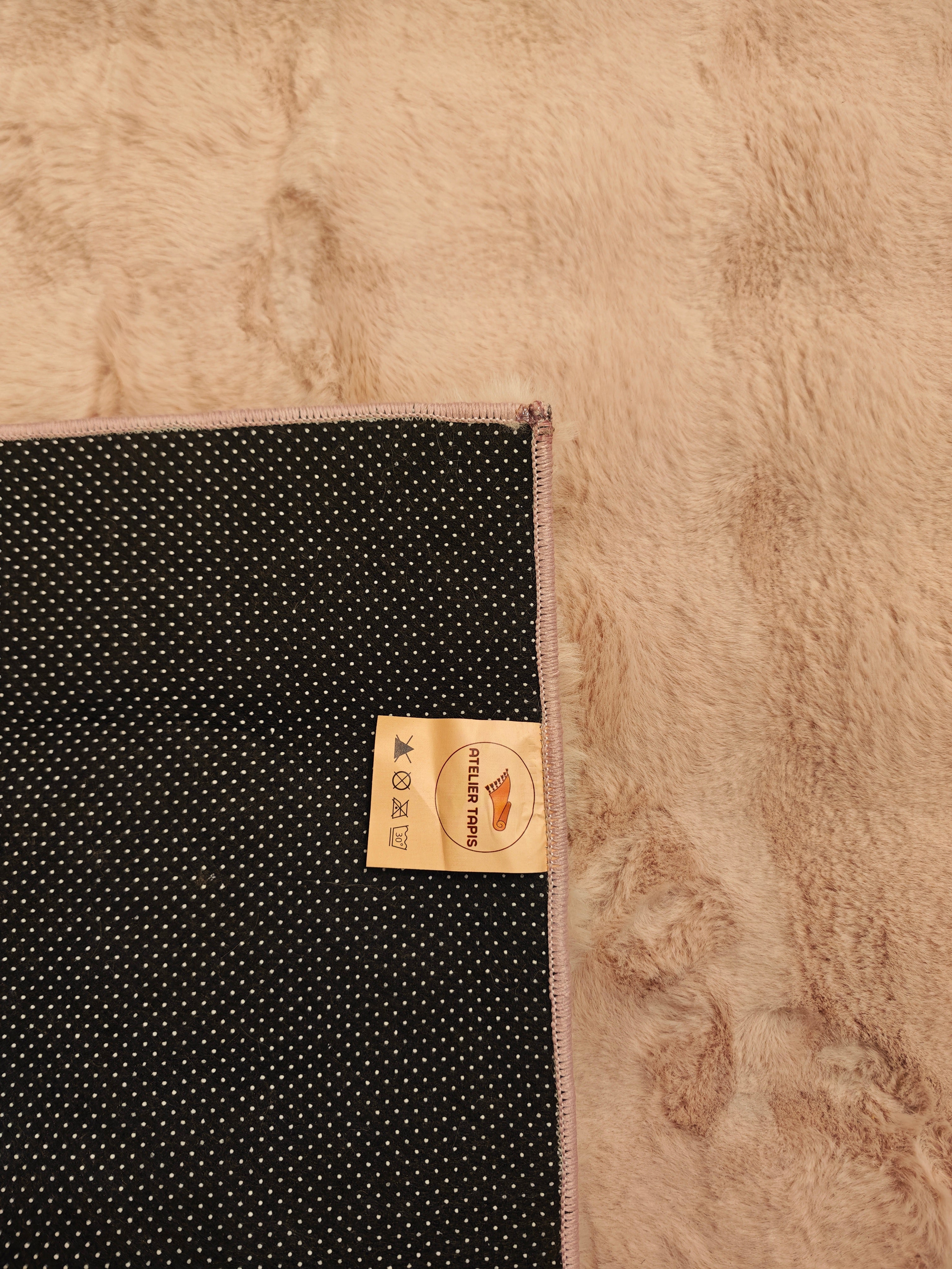 Bubble - tapis doux rose