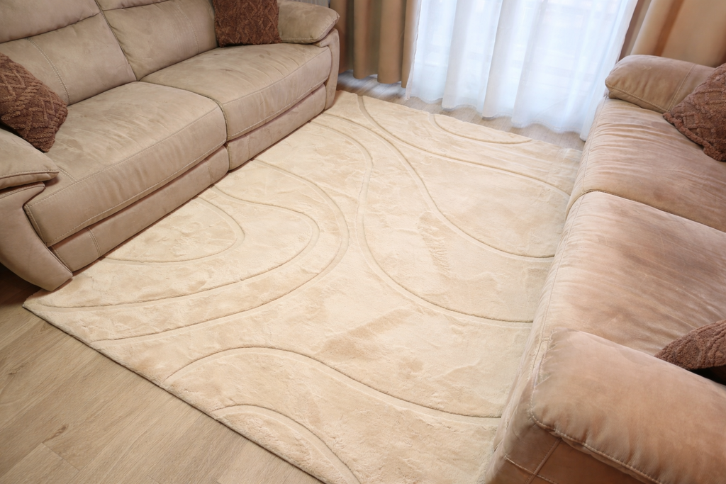 Carved - Tapis doux et élégant C4 Beige